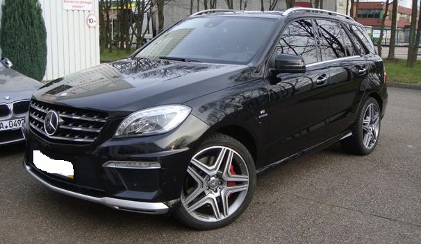 Left hand drive MERCEDES ML CLASS ML 63 AMG 